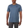 HYBRID-T-SHIRT BLAU