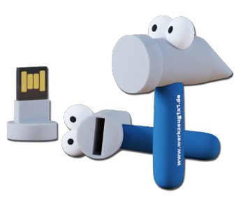 Werkzeug1x1 USB Stick Hammer